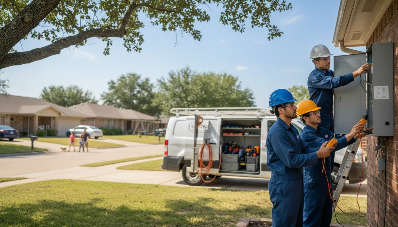 Certified electrician providing emergency electrical services in De Soto, MO